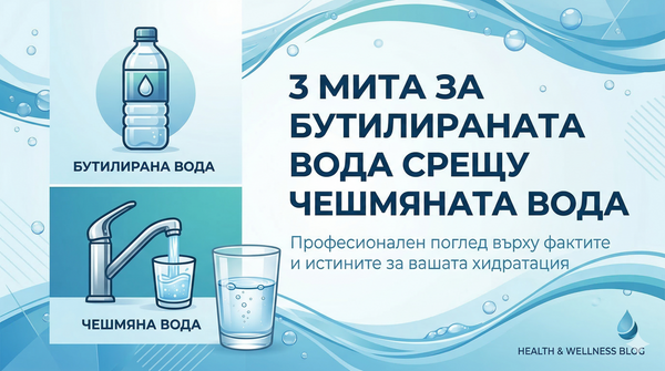 3 мита за бутилираната вода срещу  чешмяната вода