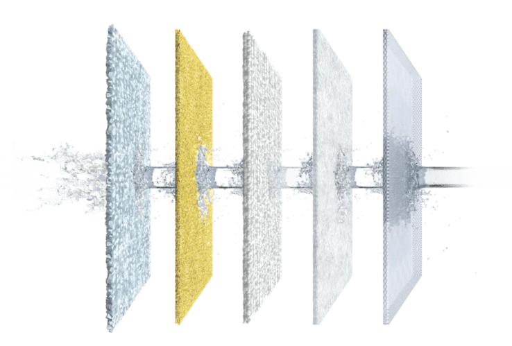 Nano filtration layers
